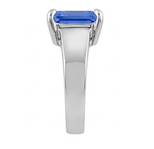 Afbeelding in Gallery-weergave laden, Solitaire Heren Ring Edelsteen Sieraden 2,50 Karaat Sri Lankaanse Saffier