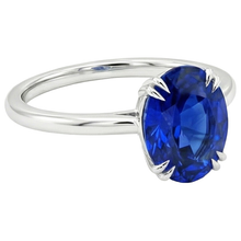 Afbeelding in Gallery-weergave laden, Solitaire Jubileumringset Ceylon Sapphire 2,50 karaat