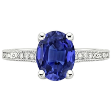 Afbeelding in Gallery-weergave laden, echte round diamant 3karaat ring op wit