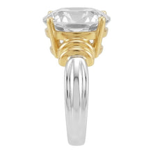 Afbeelding in Gallery-weergave laden, Luxueus Briljant Solitaire Verlovingsring 5 karaat – zijaanzicht