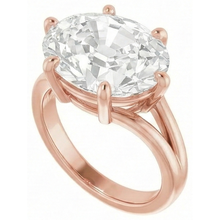 Afbeelding in Gallery-weergave laden, Natuurlijke Diamanten Ring 8.50ct - Roségoud 14K