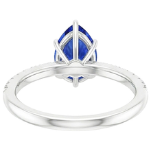 Afbeelding in Gallery-weergave laden, echte round diamant 3.75karaat ring bovenaanzicht