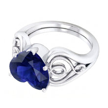 Afbeelding in Gallery-weergave laden, echte heart diamant 3.50karaat ring close-up detail