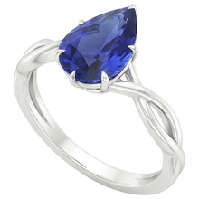 Afbeelding in Gallery-weergave laden, echte pear diamant 2.50karaat ring close-up detail
