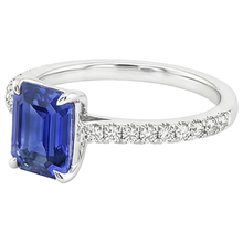 Afbeelding in Gallery-weergave laden, echte round diamant 4karaat ring bovenaanzicht