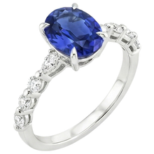 Afbeelding in Gallery-weergave laden, echte round diamant 4karaat ring zijaanzicht