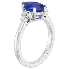 Afbeelding in Gallery-weergave laden, echte round diamant 5karaat ring profielweergave