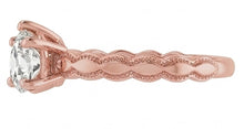Afbeelding in Gallery-weergave laden, Solitaire Ring Peer Oude Mijnwerker Echt Diamant 1,50 Karaat Rose Gouden Sieraden