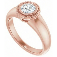 Afbeelding in Gallery-weergave laden, Solitaire Ring Rond Oud Mijn Slijpsel Natuurlijke uit de aarde gewonnen Diamant 2 Karaat Kastzetting Sieraden