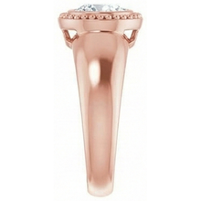 Afbeelding in Gallery-weergave laden, Solitaire Ring Rond Oud Mijn Slijpsel Natuurlijke uit de aarde gewonnen Diamant 2 Karaat Kastzetting Sieraden
