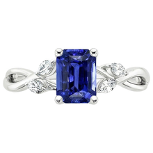 Afbeelding in Gallery-weergave laden, echte marquise diamant 4karaat ring profielweergave