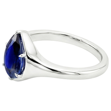 Afbeelding in Gallery-weergave laden, echte pear diamant 3.50karaat ring op wit