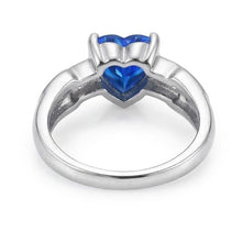 Afbeelding in Gallery-weergave laden, echte heart diamant 3karaat ring op wit