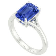 Afbeelding in Gallery-weergave laden, echte diamant 2.50karaat ring close-up detail