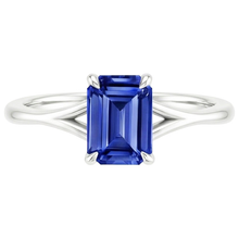 Afbeelding in Gallery-weergave laden, echte diamant 2.50karaat ring profielweergave