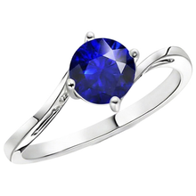 Afbeelding in Gallery-weergave laden, echte round diamant 2.50karaat ring bovenaanzicht