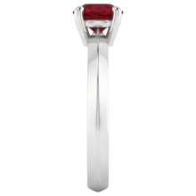 Afbeelding in Gallery-weergave laden, Solitaire Ruby Ring 1,25 Karaat 4 Prong Setting Sieraden Nieuw