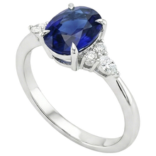 Afbeelding in Gallery-weergave laden, echte round diamant 3karaat ring close-up detail