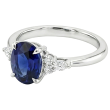 Afbeelding in Gallery-weergave laden, echte round diamant 3karaat ring profielweergave