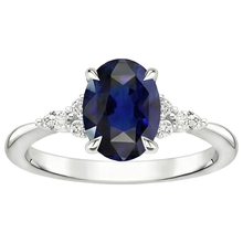Afbeelding in Gallery-weergave laden, echte round diamant 3karaat ring op wit