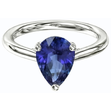 Afbeelding in Gallery-weergave laden, echte pear diamant 2.50karaat ring profielweergave