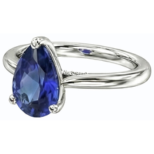 Afbeelding in Gallery-weergave laden, echte pear diamant 2.50karaat ring op wit
