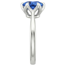 Afbeelding in Gallery-weergave laden, echte round diamant 2karaat ring profielweergave