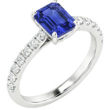 Afbeelding in Gallery-weergave laden, echte round diamant 4.25karaat ring zijaanzicht