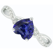 Afbeelding in Gallery-weergave laden, echte round diamant 2karaat ring profielweergave