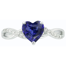 Afbeelding in Gallery-weergave laden, echte round diamant 2karaat ring op wit