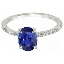 Afbeelding in Gallery-weergave laden, echte round diamant 3.75karaat ring bovenaanzicht