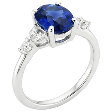 Afbeelding in Gallery-weergave laden, echte round diamant 3.75karaat ring zijaanzicht