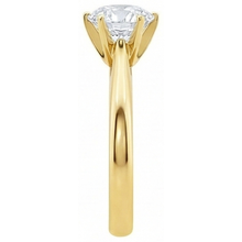 Afbeelding in Gallery-weergave laden, echte round diamant 1.51karaat ring profielweergave