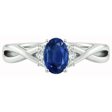 Afbeelding in Gallery-weergave laden, echte round diamant 1.80karaat ring zijaanzicht