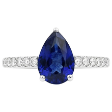 Afbeelding in Gallery-weergave laden, echte round diamant 2.50karaat ring bovenaanzicht