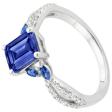 Afbeelding in Gallery-weergave laden, echte round diamant 4karaat ring close-up detail