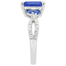Afbeelding in Gallery-weergave laden, echte round diamant 4karaat ring op wit