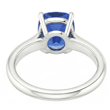 Afbeelding in Gallery-weergave laden, echte oval diamant 2karaat ring profielweergave