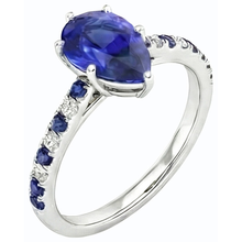 Afbeelding in Gallery-weergave laden, echte round diamant 2.50karaat ring vooraanzicht