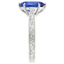Afbeelding in Gallery-weergave laden, echte pear diamant 2karaat ring op wit