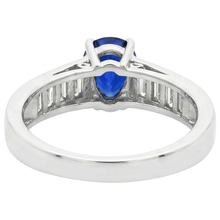 Afbeelding in Gallery-weergave laden, echte pear diamant 3.50karaat ring close-up detail