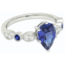 Afbeelding in Gallery-weergave laden, echte round diamant 2.50karaat ring profielweergave