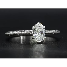 Afbeelding in Gallery-weergave laden, Solitaire Echt Diamanten Ring 1,50 Karaat Vintage Stijl Sieraden