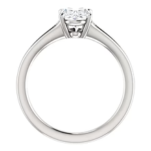Afbeelding in Gallery-weergave laden, Solitaire Echt Diamanten Verlovingsring 3,50 Karaat 4 Tanden Ovaal Geslepen