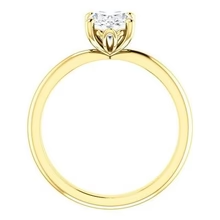 Afbeelding in Gallery-weergave laden, Solitaire Ovale Echt Diamanten Verlovingsring 3,50 Karaat