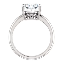 Afbeelding in Gallery-weergave laden, Solitaire Ring 4 Karaats Echt Diamant Dubbele Klauw Prong Setting Sieraden