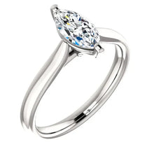 Afbeelding in Gallery-weergave laden, Solitaire Ring Kathedraal Instelling 2 Karaat Echt Diamant Marquise Sieraden Nieuw
