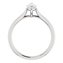 Afbeelding in Gallery-weergave laden, Solitaire Ring Kathedraal Instelling 2 Karaat Echt Diamant Marquise Sieraden Nieuw