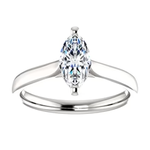 Afbeelding in Gallery-weergave laden, Solitaire Ring Kathedraal Instelling 2 Karaat Echt Diamant Marquise Sieraden Nieuw