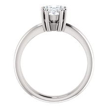 Afbeelding in Gallery-weergave laden, Solitaire Ring Ovaal Geslepen 5 Karaat Echt Diamant Split Shank Prong Setting Sieraden Nieuw